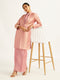 Women's Pink Pant Suit Set